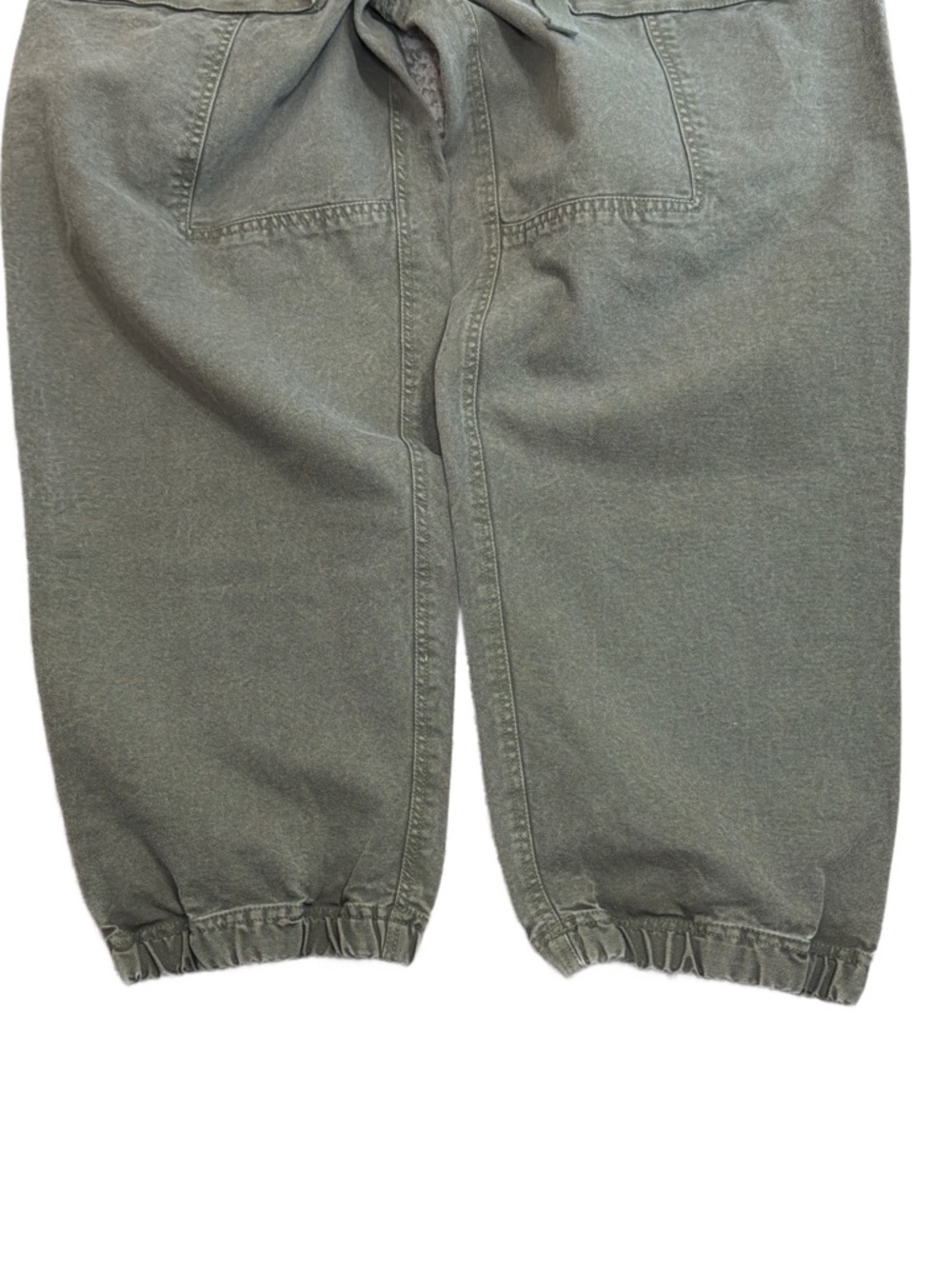 Free People River Stone Drawstring Cargo Joggers with Barrel Legs - Picture 10 of 12